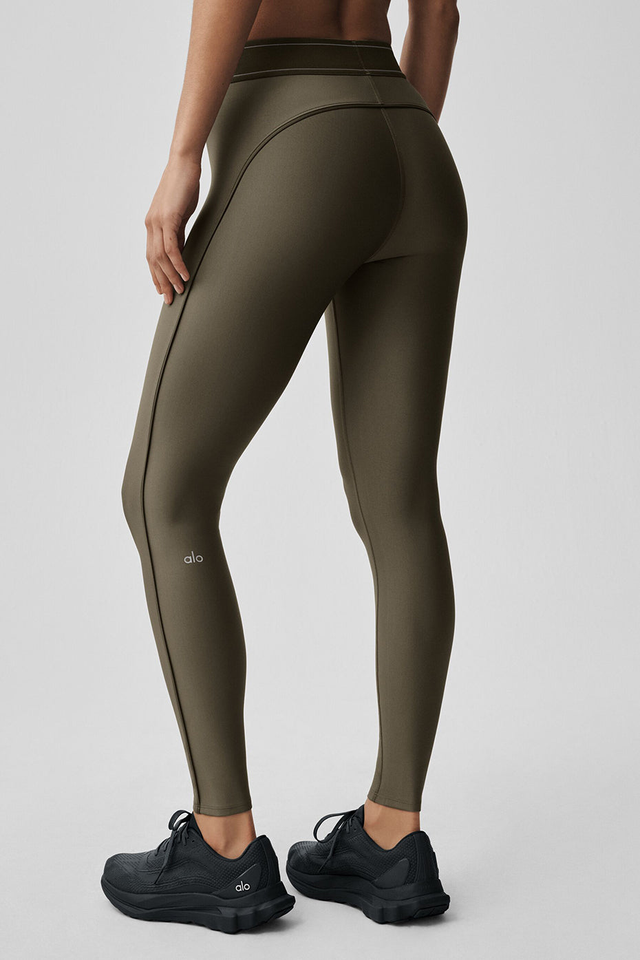 Alternative view of Airlift High Waist Suit Up Legging   Olive Tree/Olive Tree