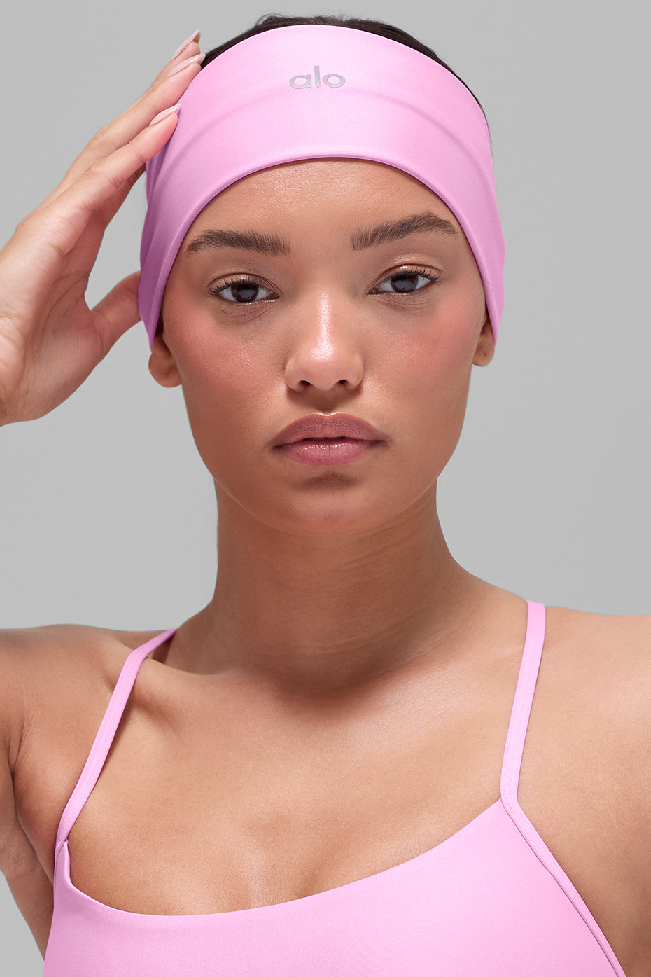 Alternative view of Airlift Headband   Candy Heart Pink