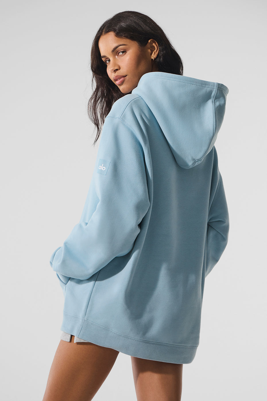 Alternative view of Renown Heavy Weight Hoodie   Celestial Blue