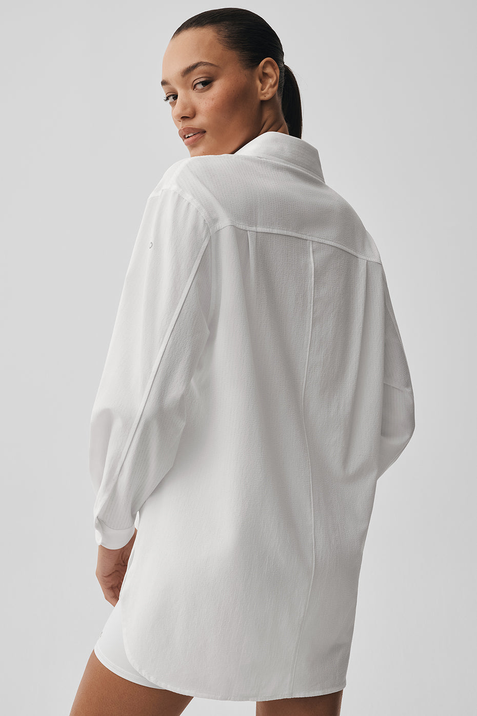 Alternative view of Dreamscape Button Down Long Sleeve   White