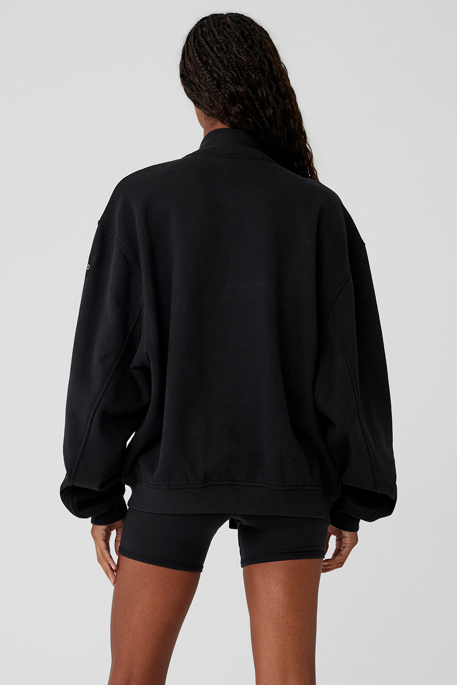 Alternative view of Renown Varsity Jacket   Black