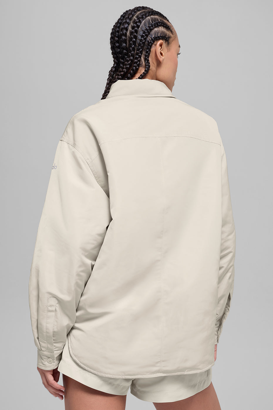 Alternative view of Socialite Shacket   Bone