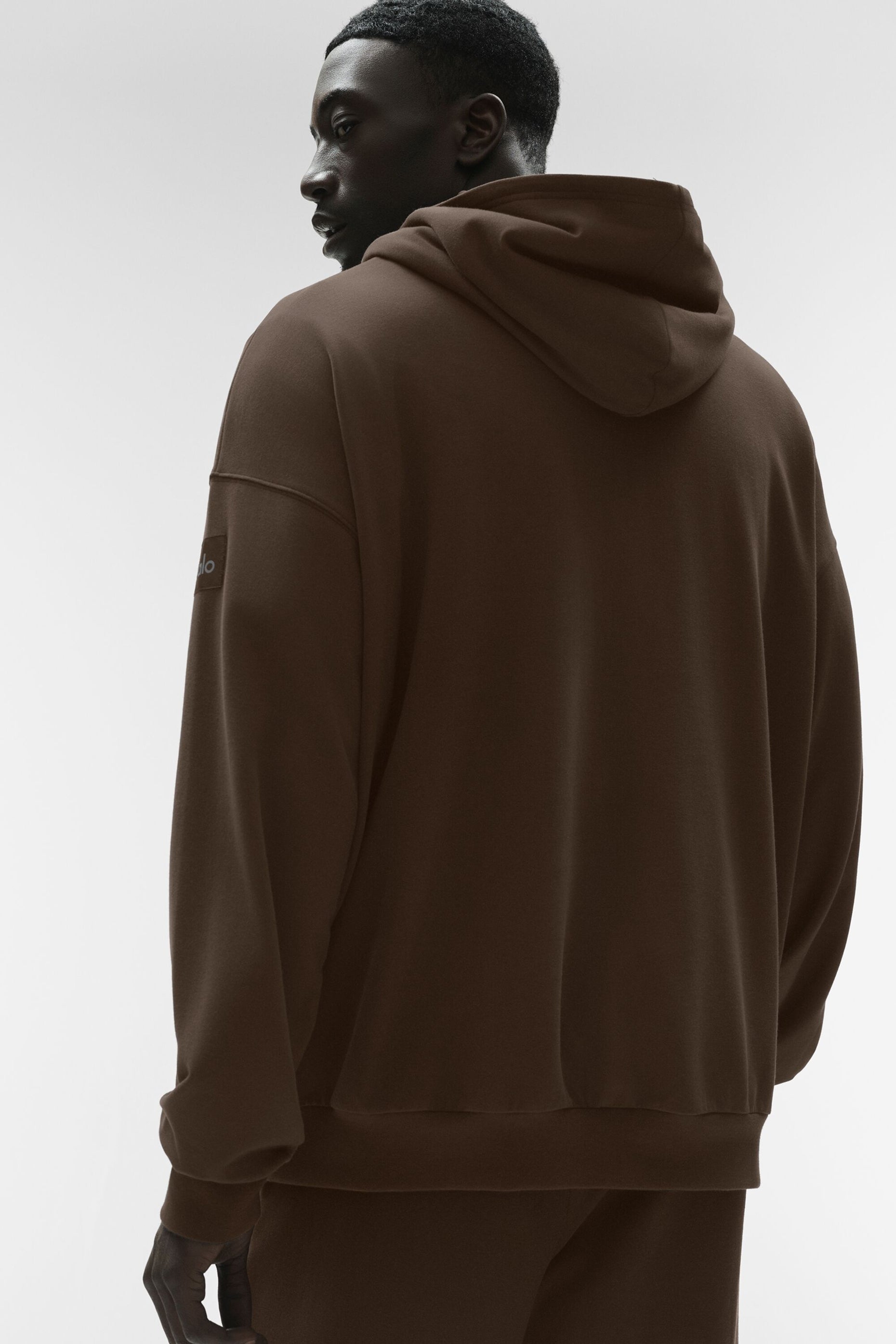 Alternative view of Double Take Hoodie   Espresso