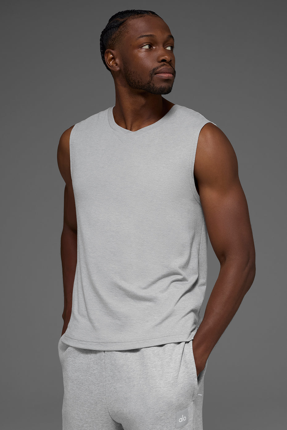 The Triumph Muscle Tank   Athletic Heather Grey