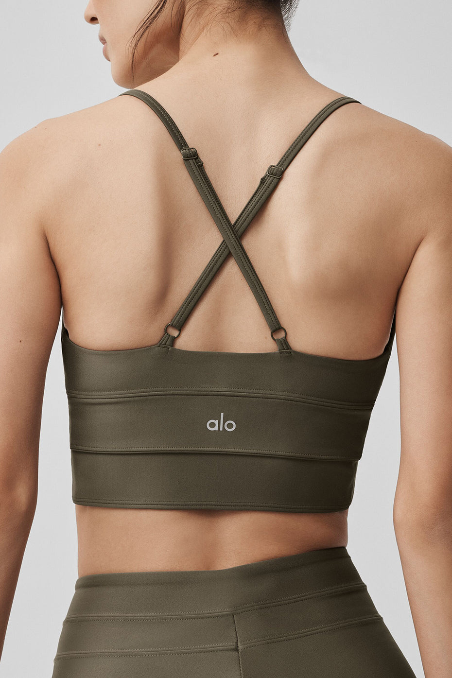 Alternative view of Airlift Evolve Bra   Olive Tree