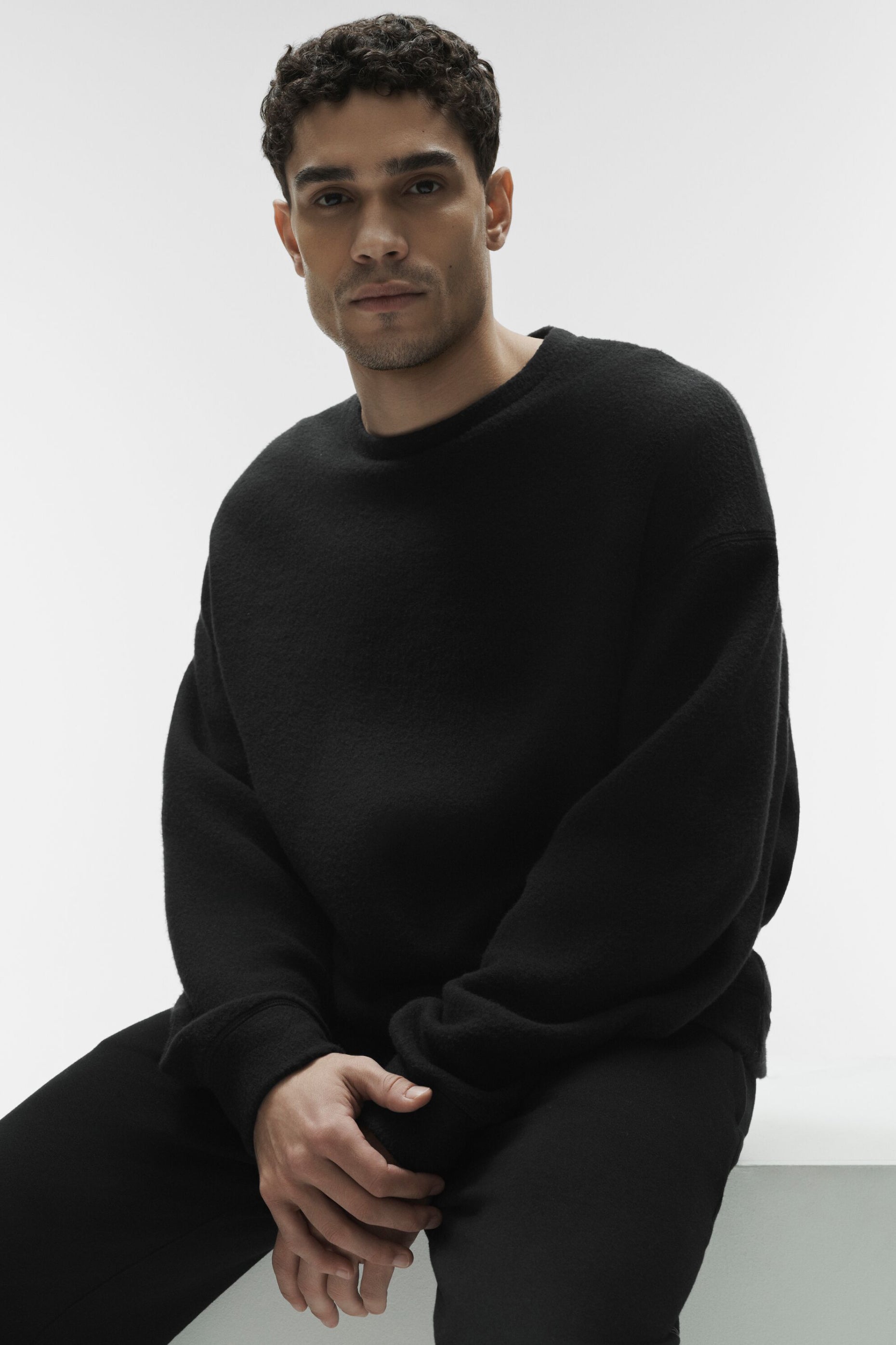 Triumph Restore Crew Neck Sweatshirt   Black