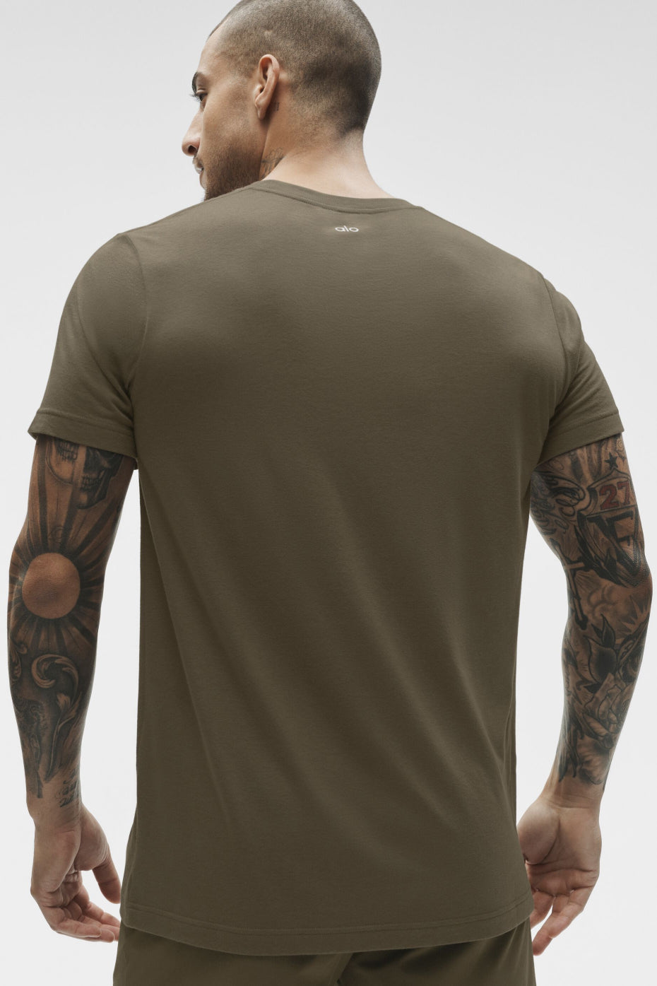 Alternative view of Triumph Tee   Olive Tree