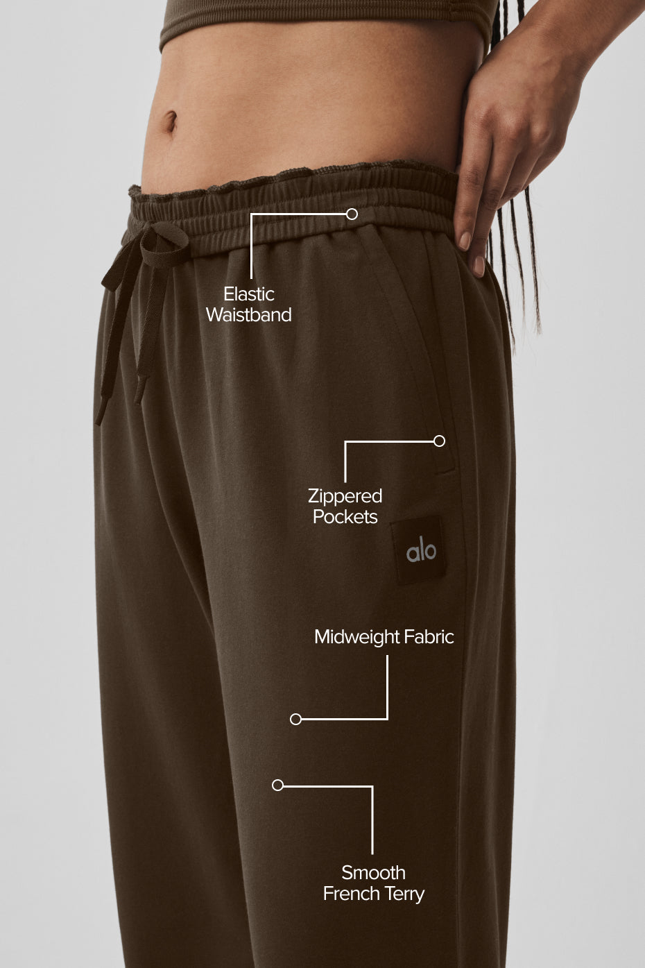 Alternative view of Double Take Straight Leg Pant   Espresso