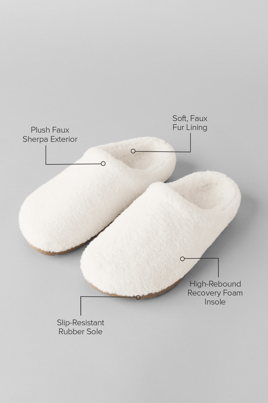 Alternative view of Sherpa Recovery Slipper   Ivory