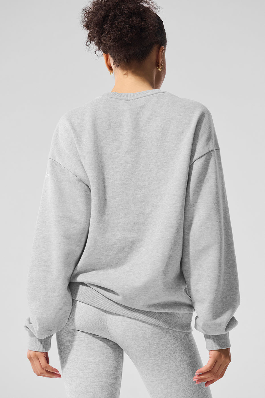 Alternative view of Chill Crew Neck Pullover   Athletic Heather Grey