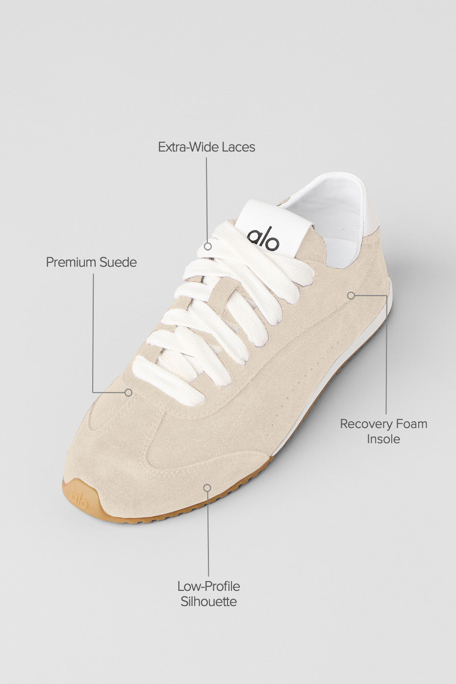 Alternative view of ALO Sunset Sneaker   Sandstone