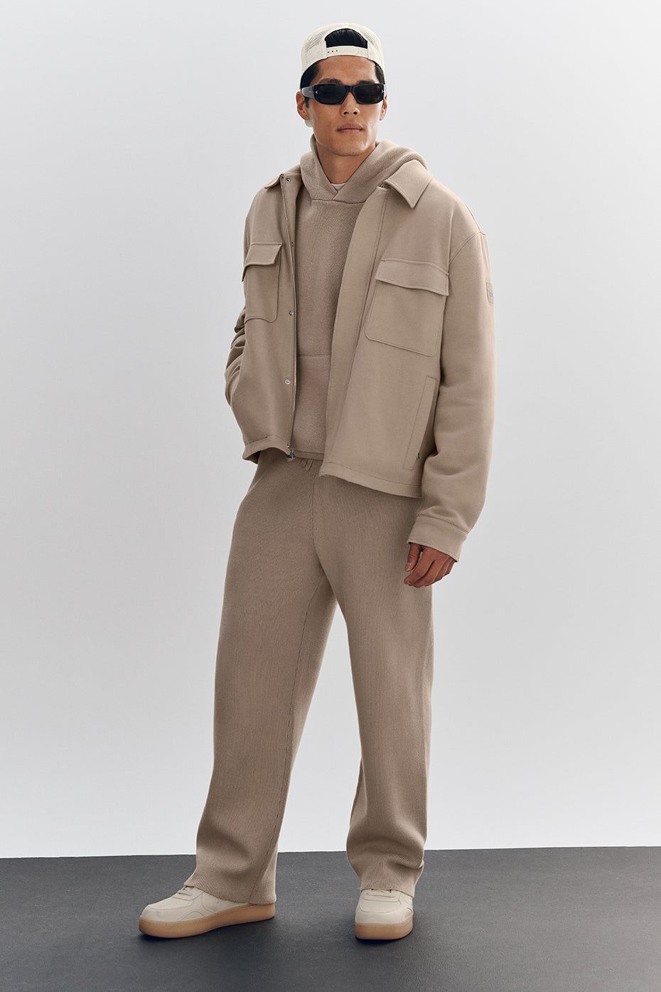Scholar Straight Leg Sweatpant   Gravel