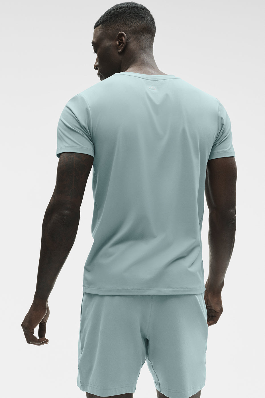 Alternative view of Conquer Reform Crewneck Short Sleeve   Desert Sage
