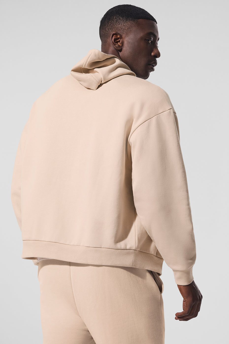 Alternative view of Accolade Full Zip Hoodie   Macadamia