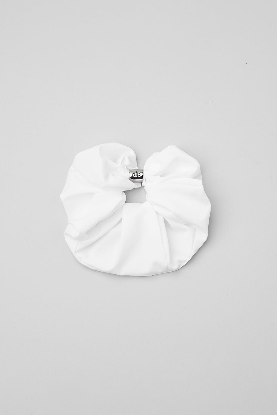 Bead It Oversized Scrunchie   White