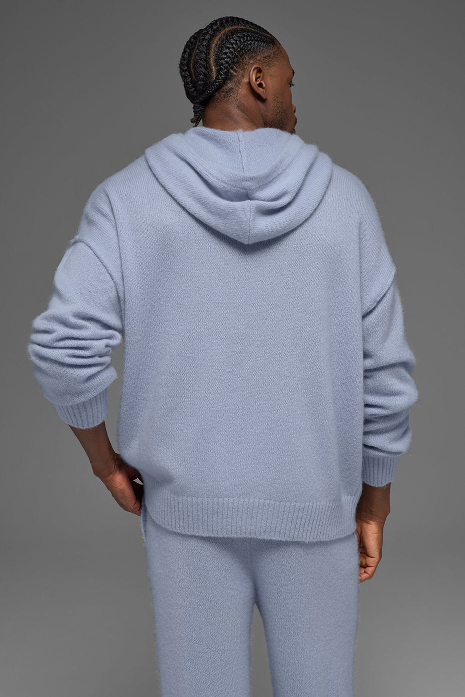 Alternative view of Wool Cashmere New Class Hoodie   Winter Frost
