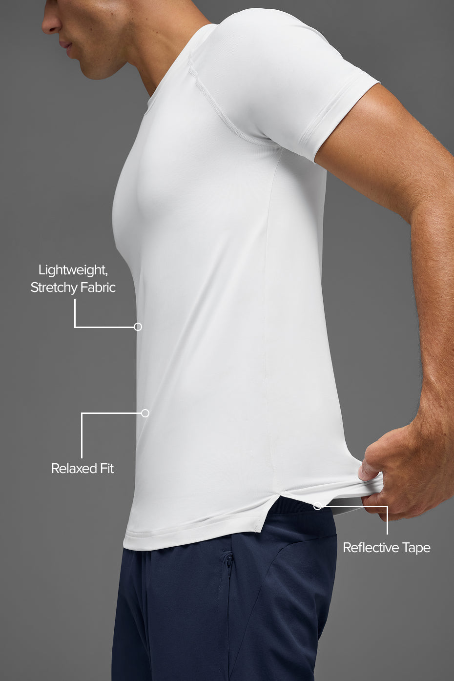 Alternative view of Idol Crewneck Short Sleeve   White