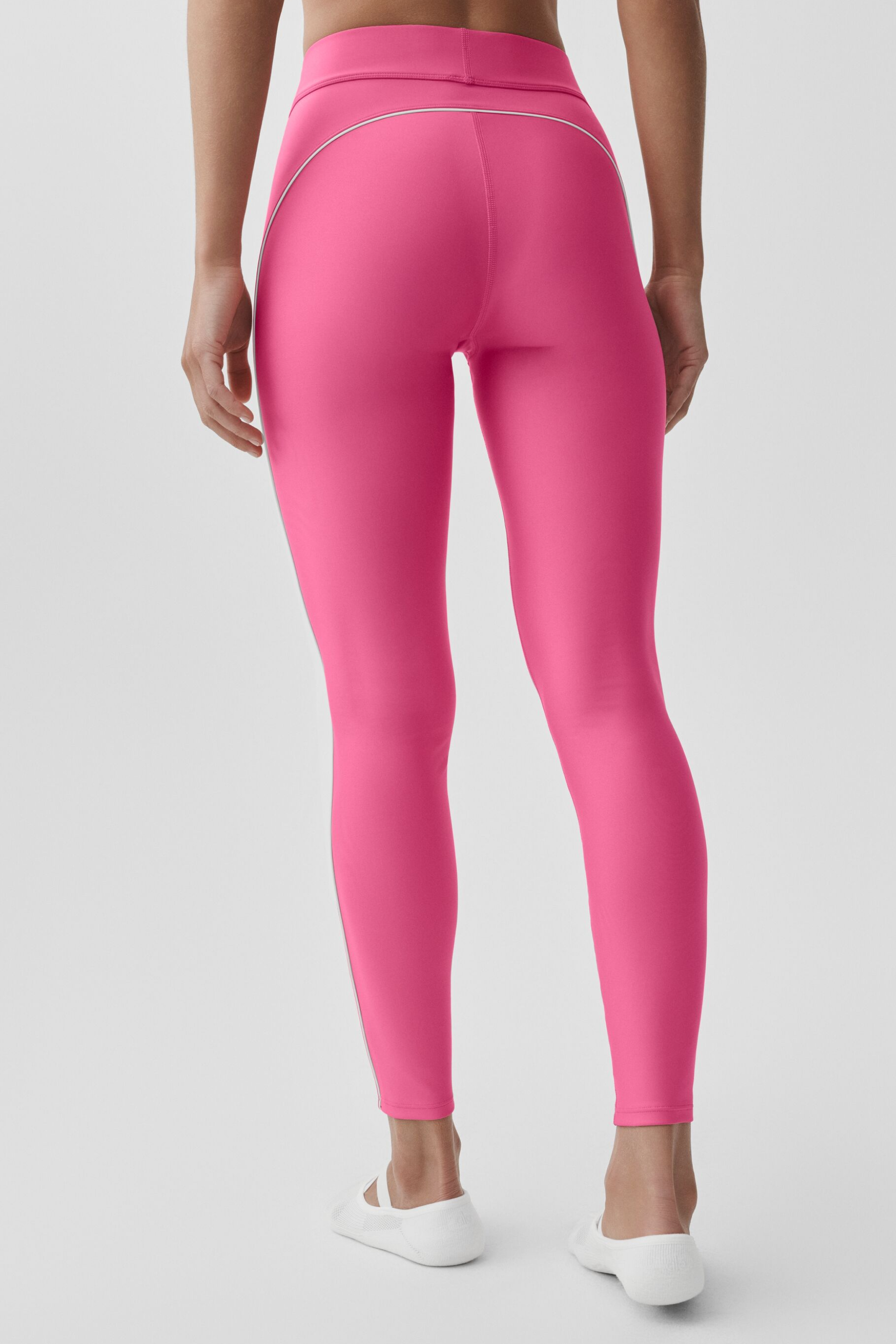 Alternative view of Airlift High Waist 7/8 Speedwork Legging   Paradise Pink