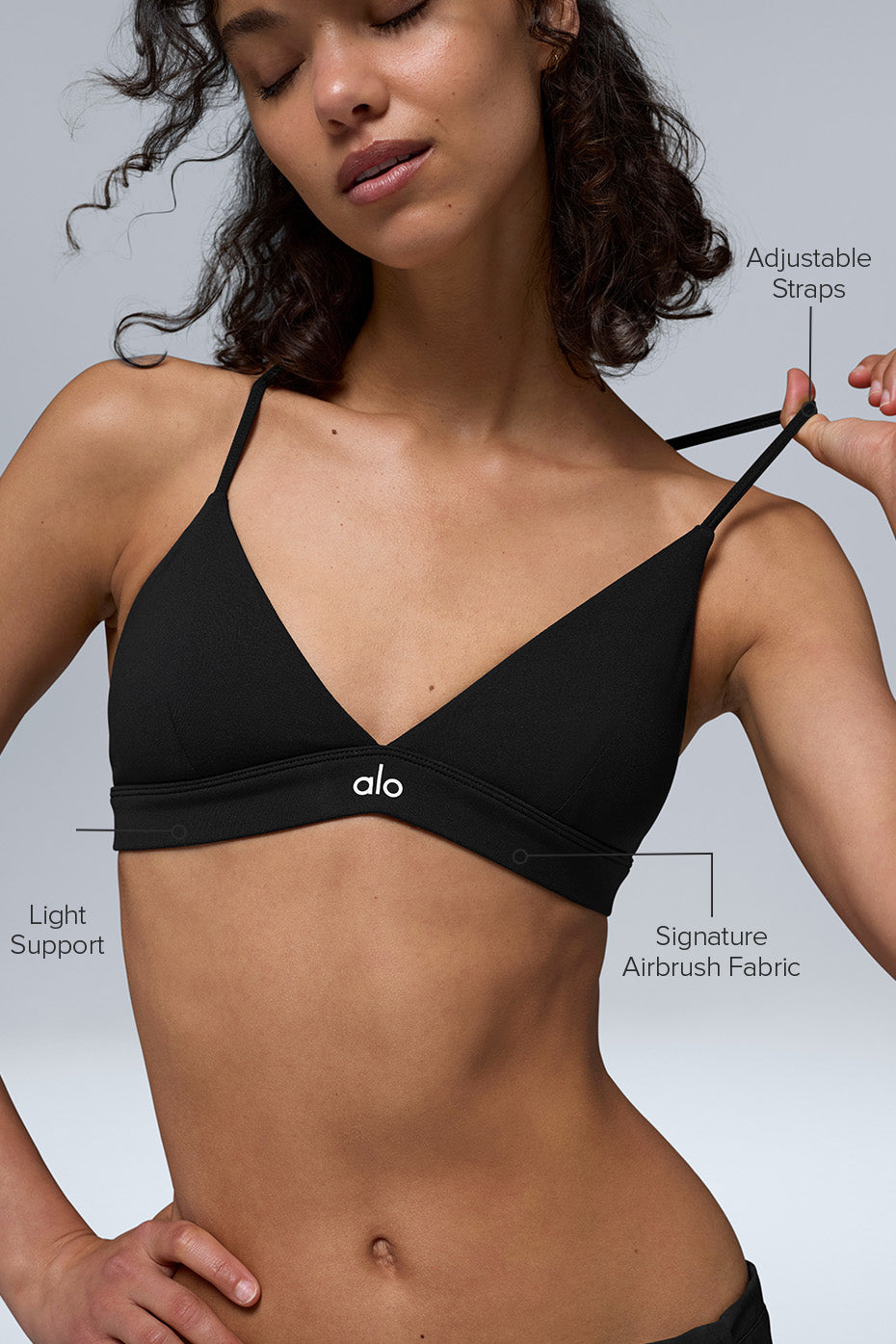 Alternative view of Splendor Bra   Black