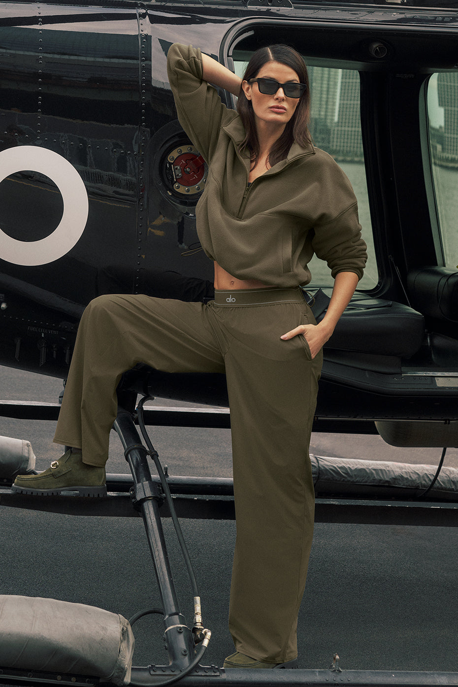 Suit Up Trouser (Regular)   Olive Tree