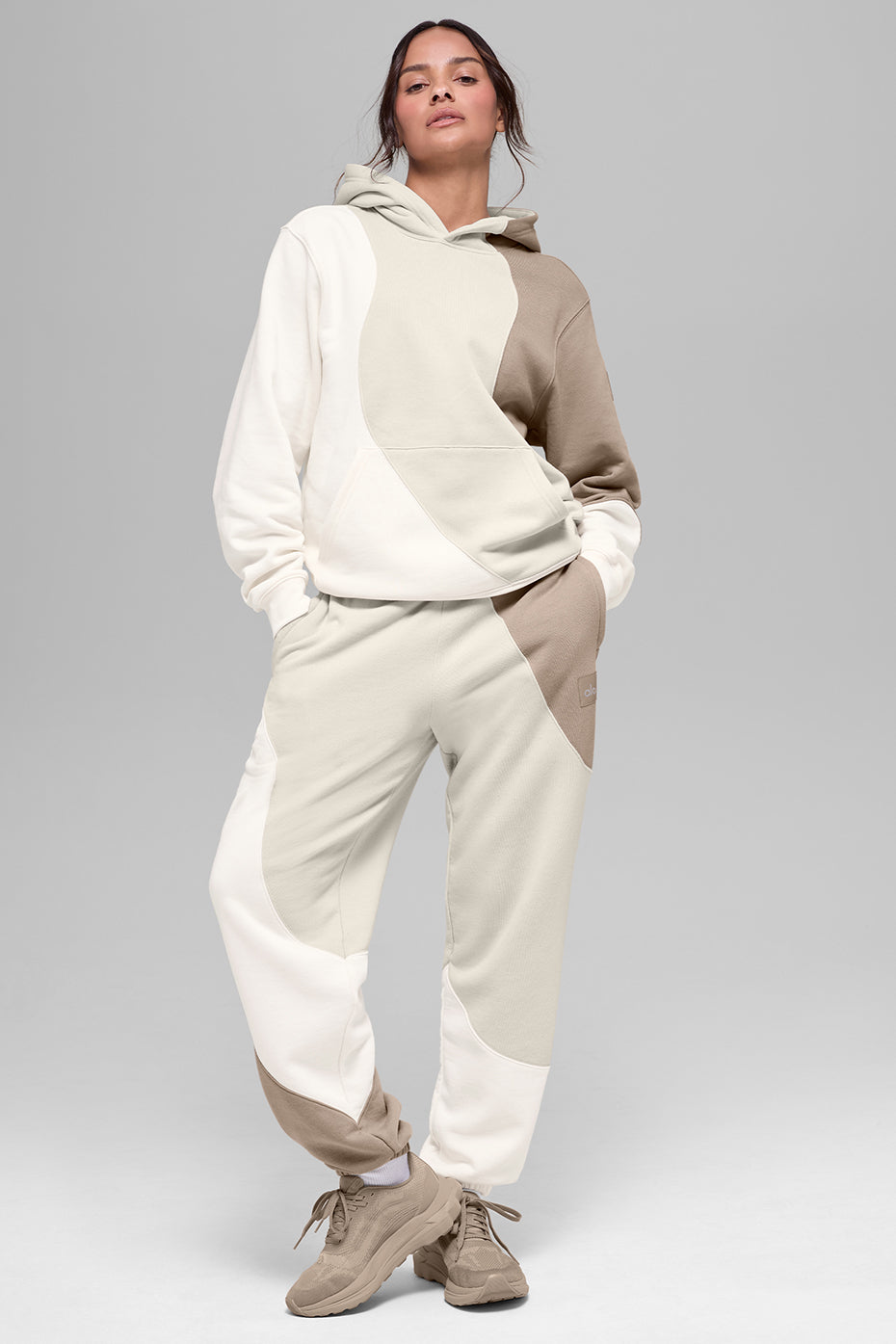Make Waves Hoodie   Ivory/Bone/Gravel