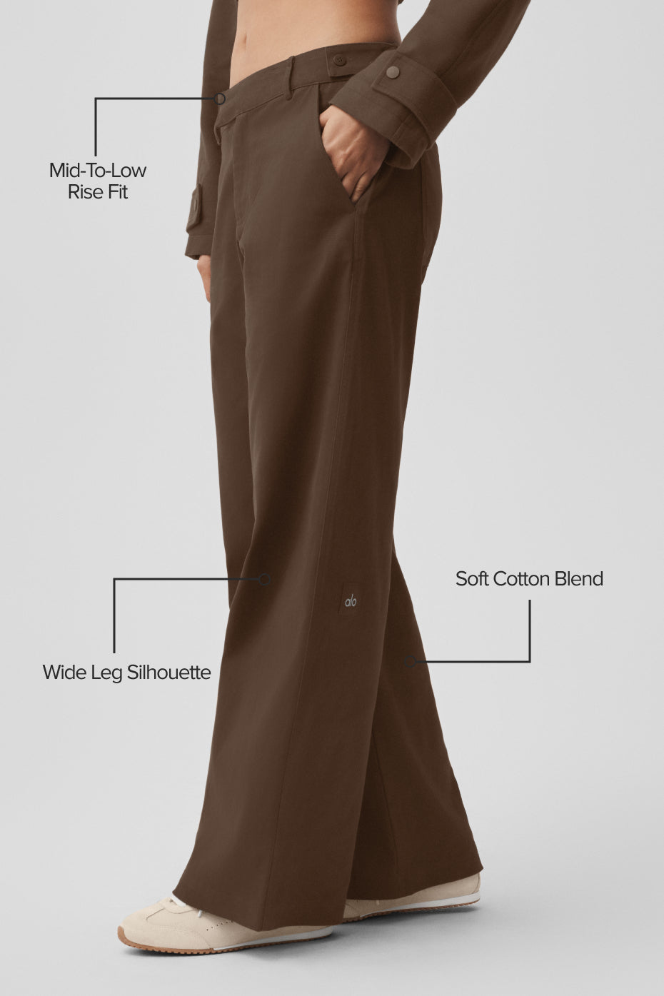 Alternative view of High Road Straight Leg Pant   Espresso