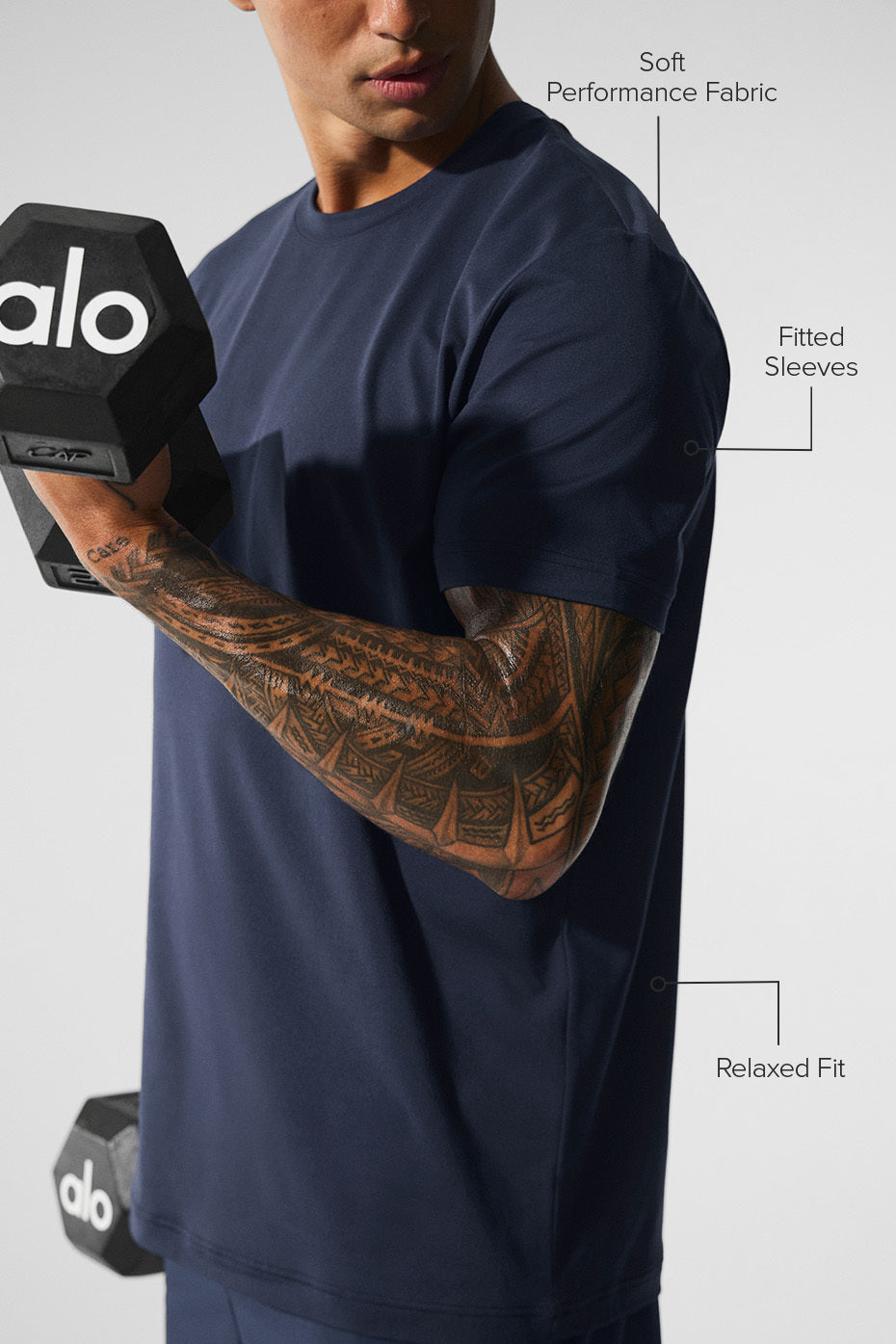 Alternative view of Conquer Reform Crewneck Short Sleeve   Navy