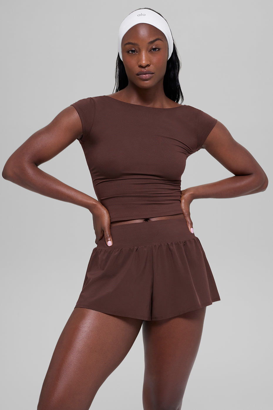 Alosoft Back For More Tee   Brownstone