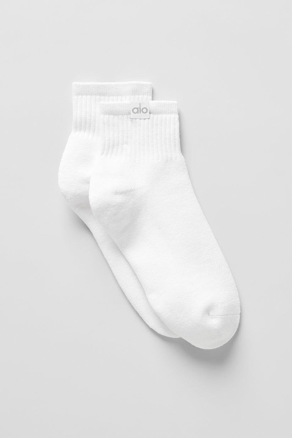 Quarter Crew Street Sock   White