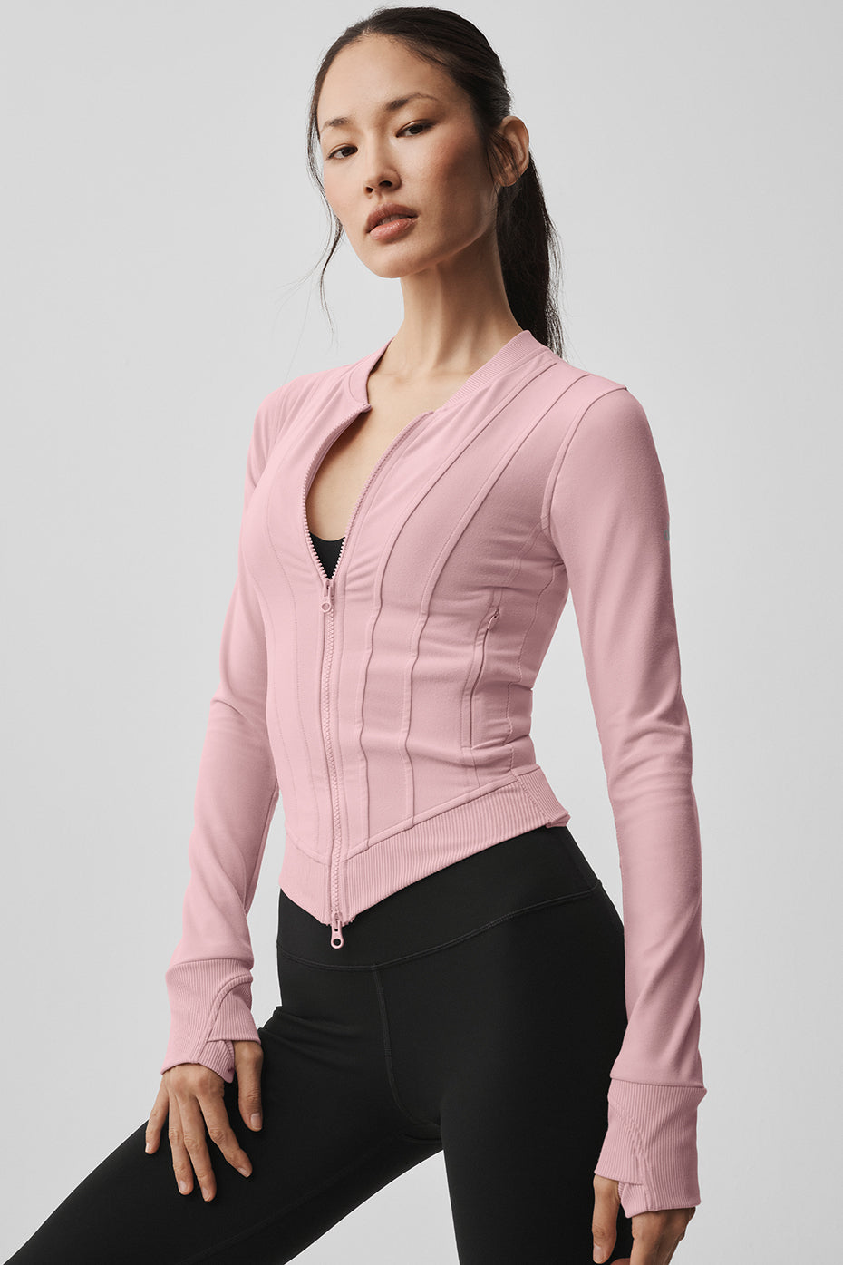 Alternative view of Alosoft Recharge Jacket   Vintage Pink
