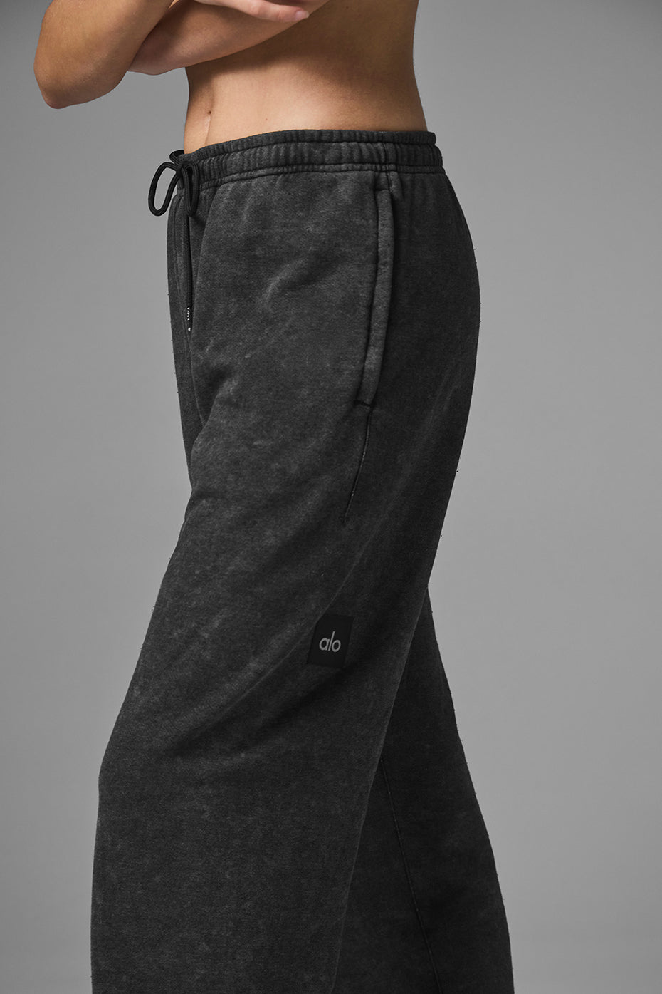 Alternative view of Chill Vintage Wash Sweatpant   Black Wash