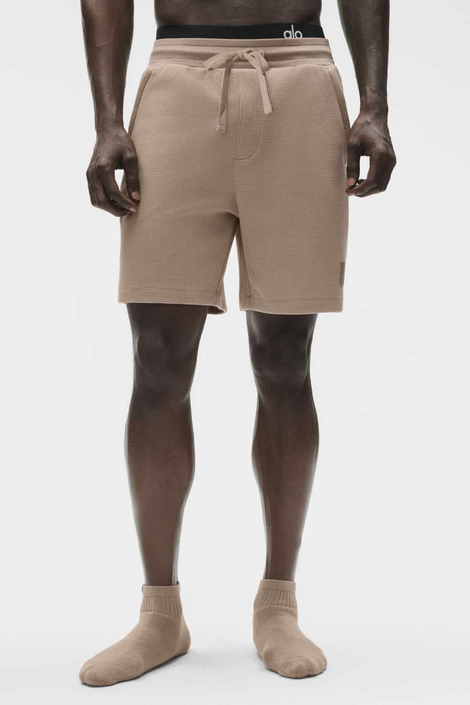 7" Waffle Lounge Short   Gravel