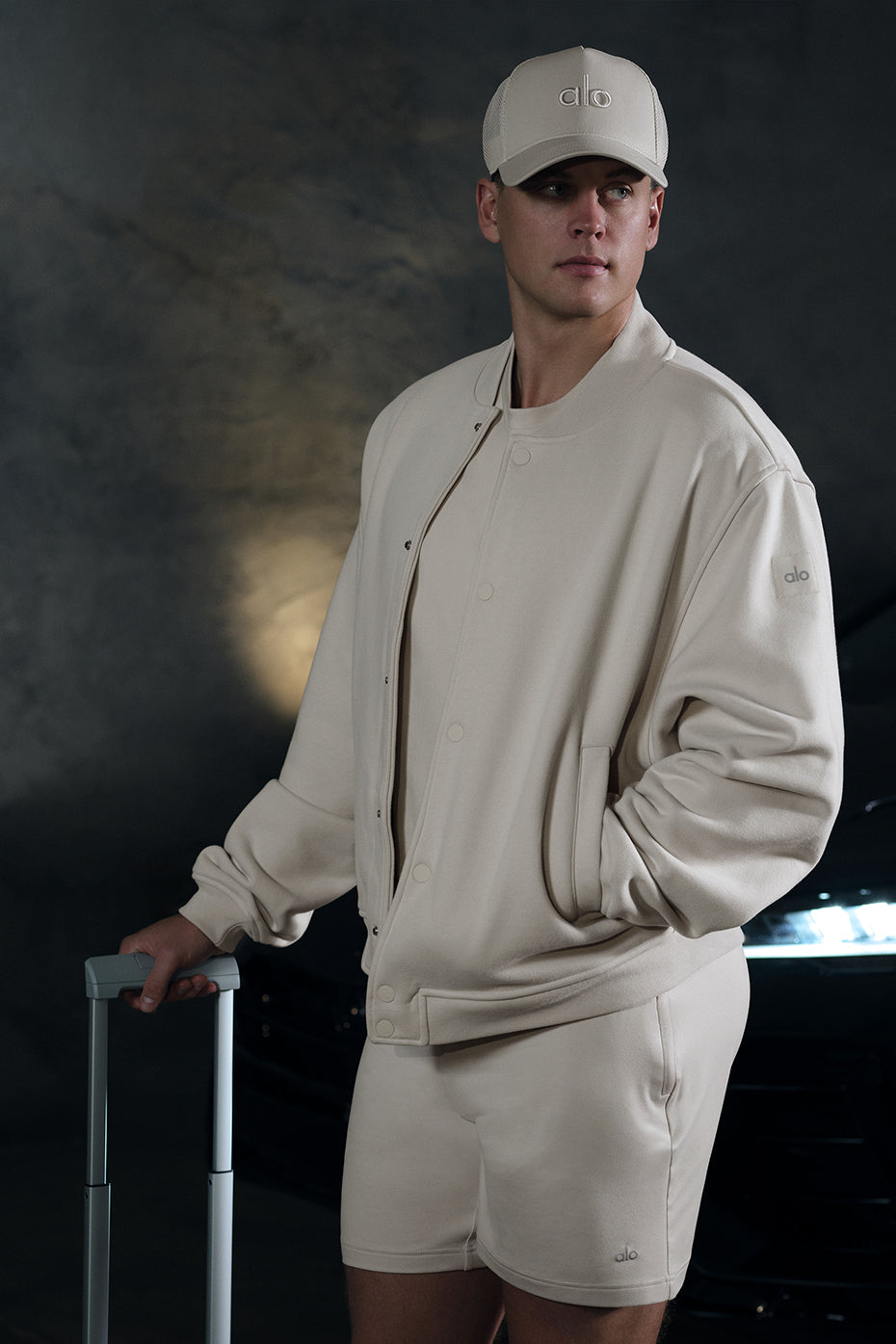Renown Varsity Jacket   Bone
