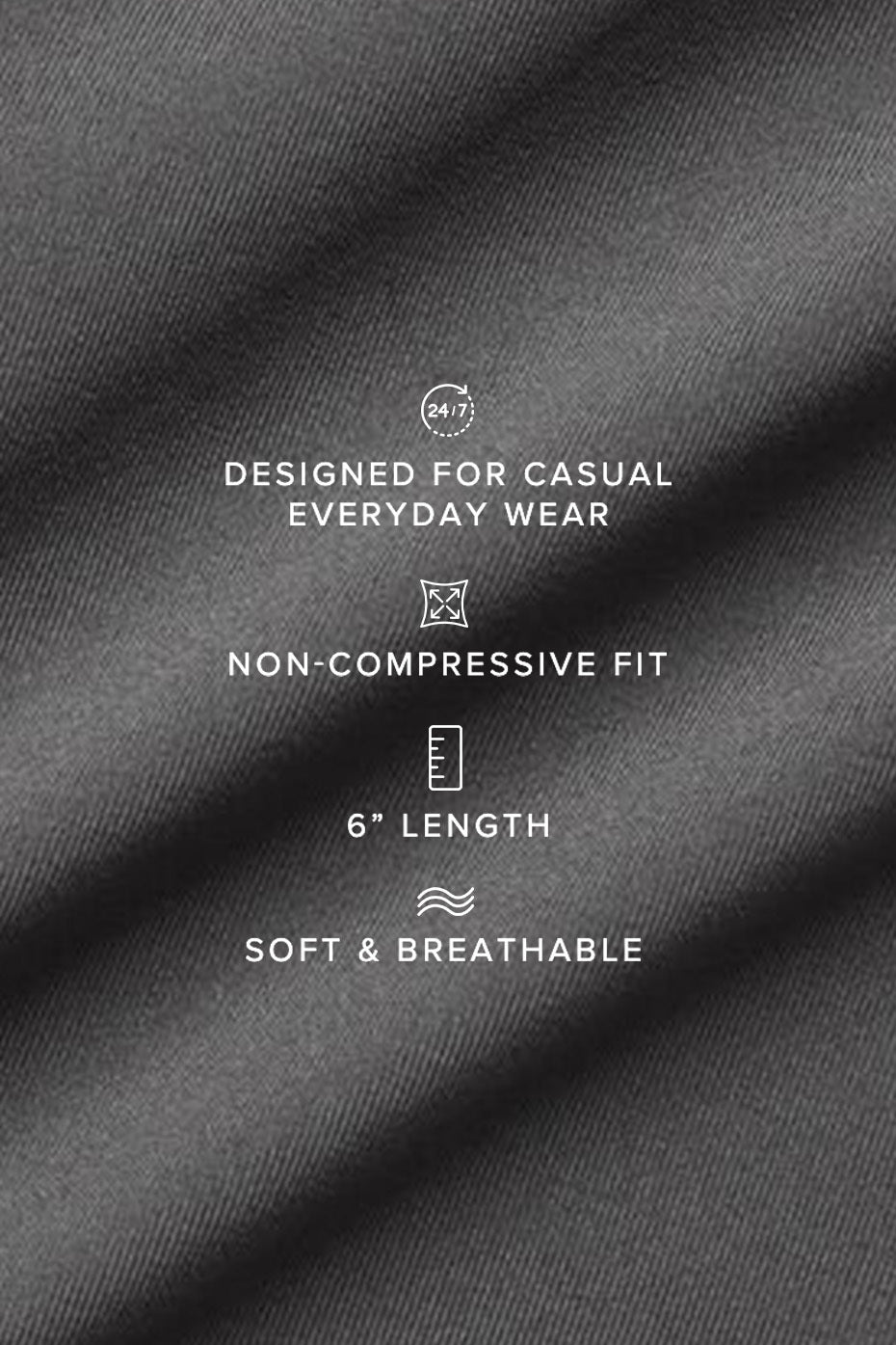 Alternative view of Day and Night Boxer   Grey
