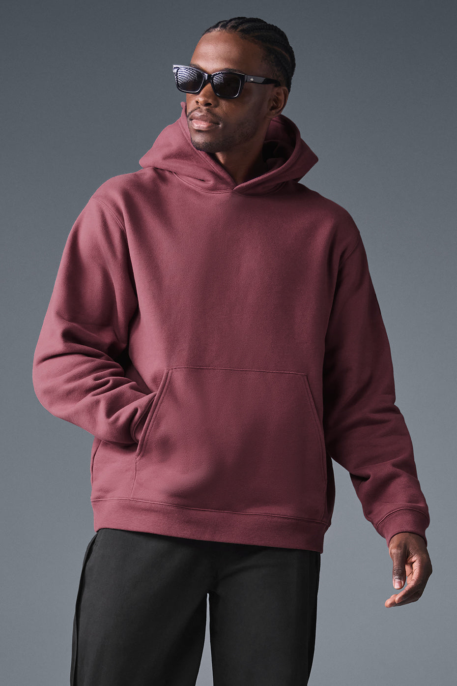 Renown Heavy Weight Hoodie   Burgundy Truffle