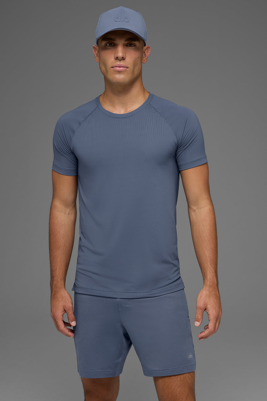 Alternative view of Idol Crewneck Short Sleeve   Bluestone