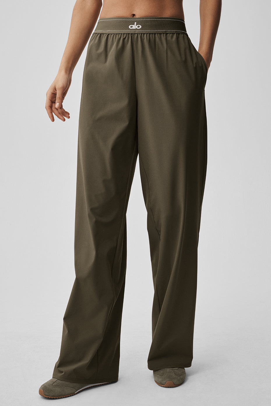 Suit Up Trouser (Long)   Olive Tree