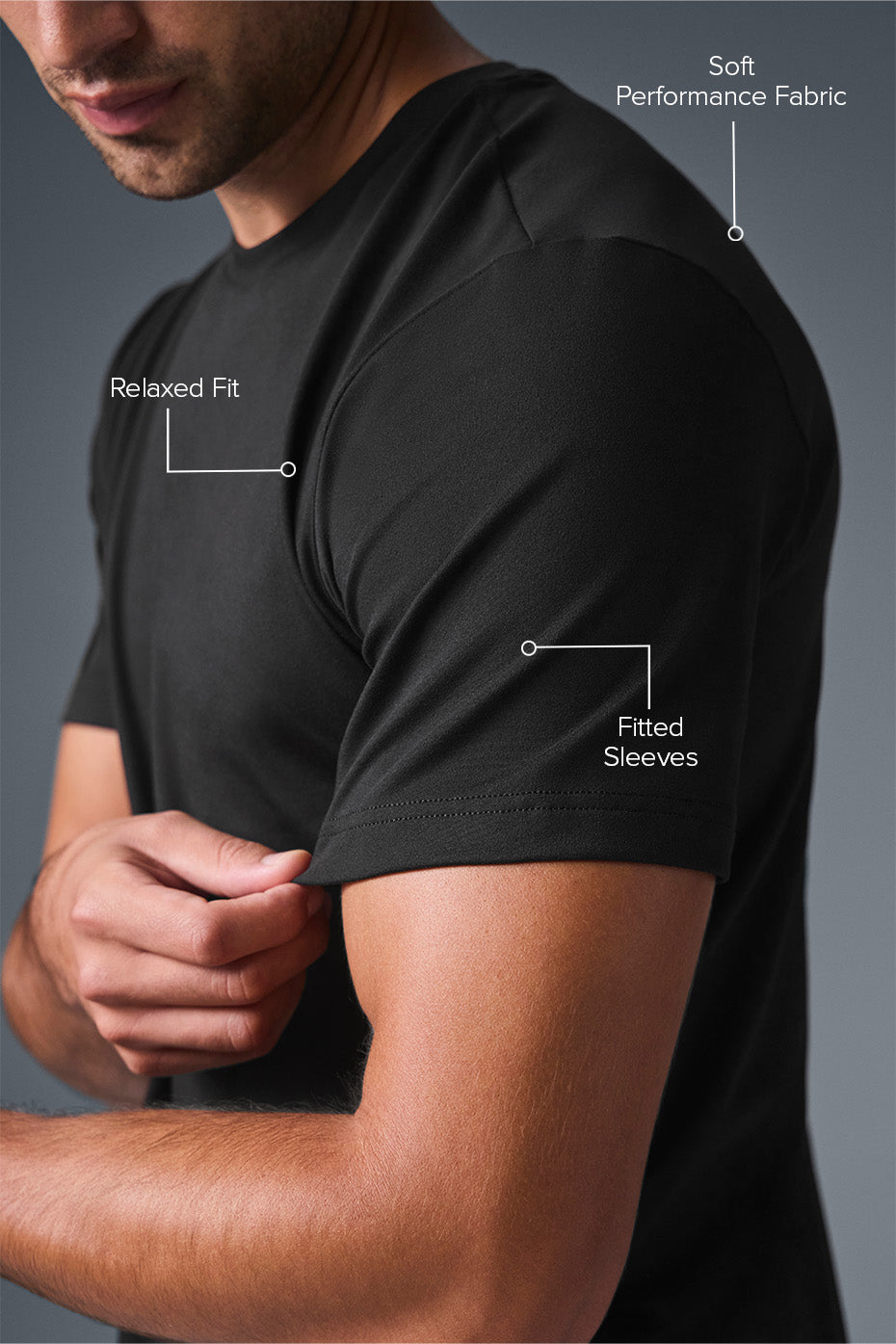 Alternative view of Conquer Reform Crewneck Short Sleeve   Black