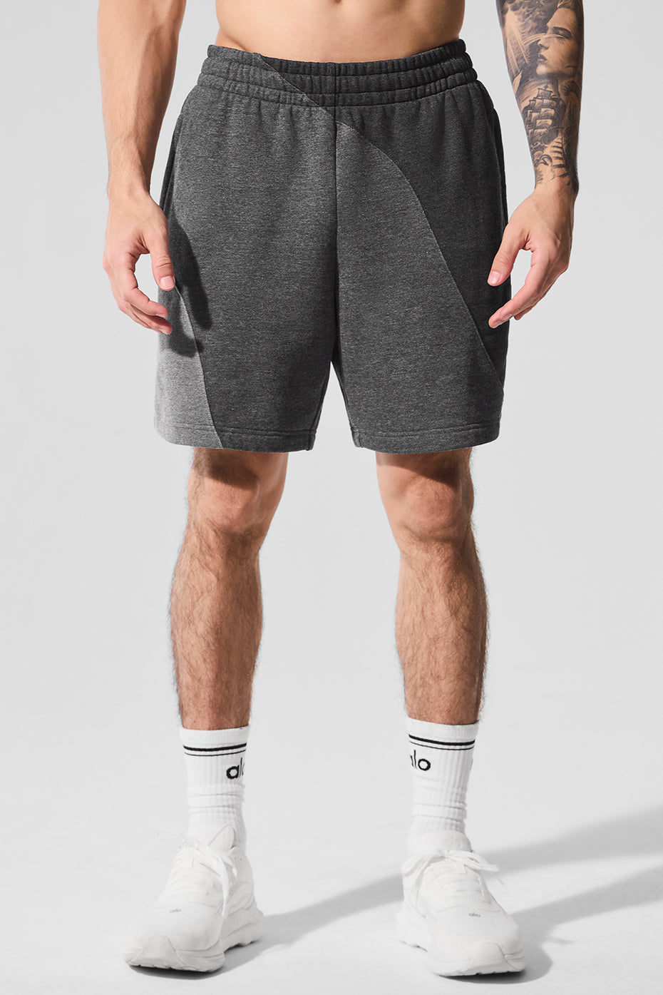 7" Make Waves Short   Dark Heather Grey Tonal