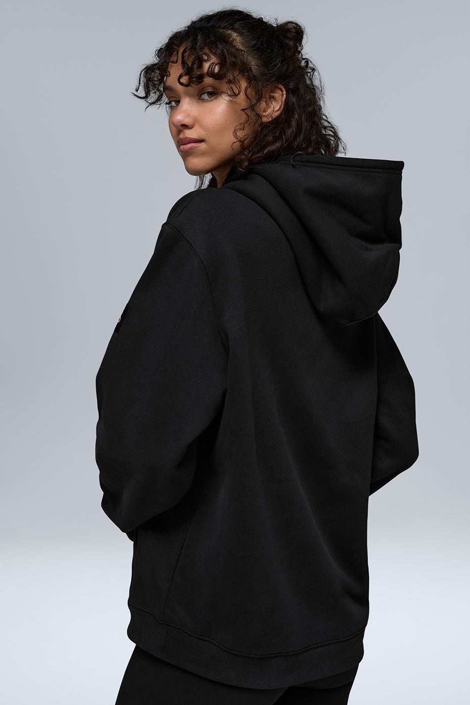 Alternative view of Renown Heavy Weight Hoodie   Black