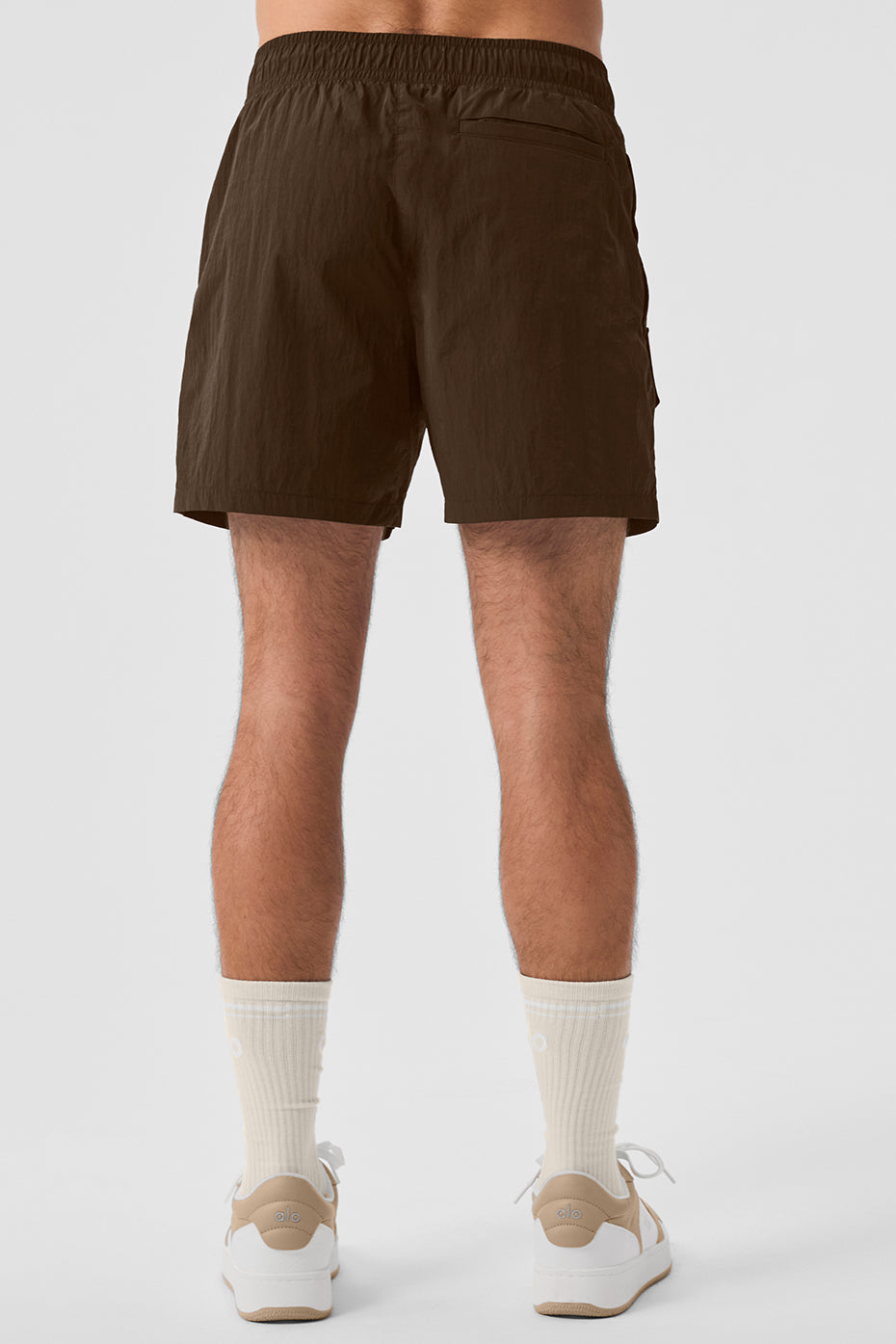 Alternative view of 7" Crinkle Nylon Excursion Cargo Short   Espresso