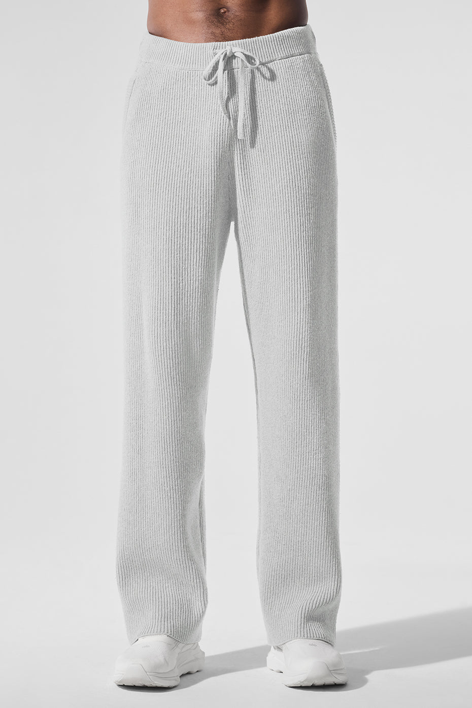 Domain Rib Knit Sweatpant   Athletic Heather Grey