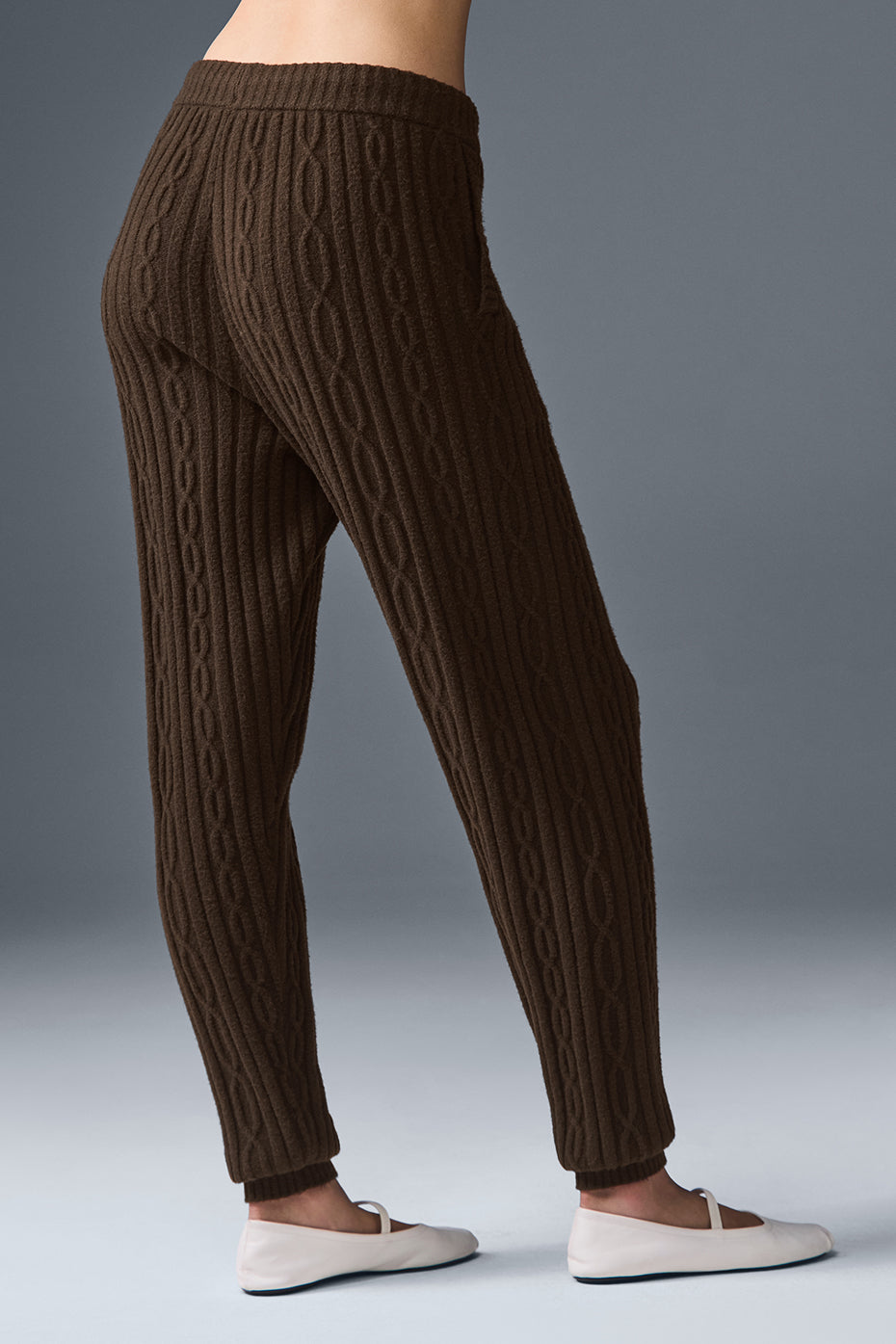 Alternative view of Cable Knit Winter Bliss Pant   Espresso
