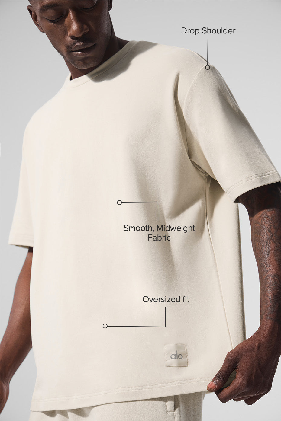 Alternative view of Double Take Short Sleeve   Bone