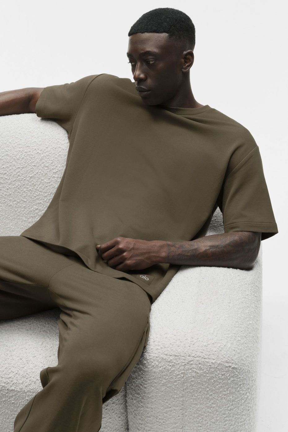 Double Take Short Sleeve   Olive Tree