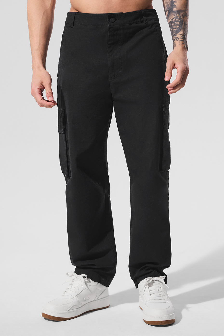 Cargo Ripstop Trouser   Black