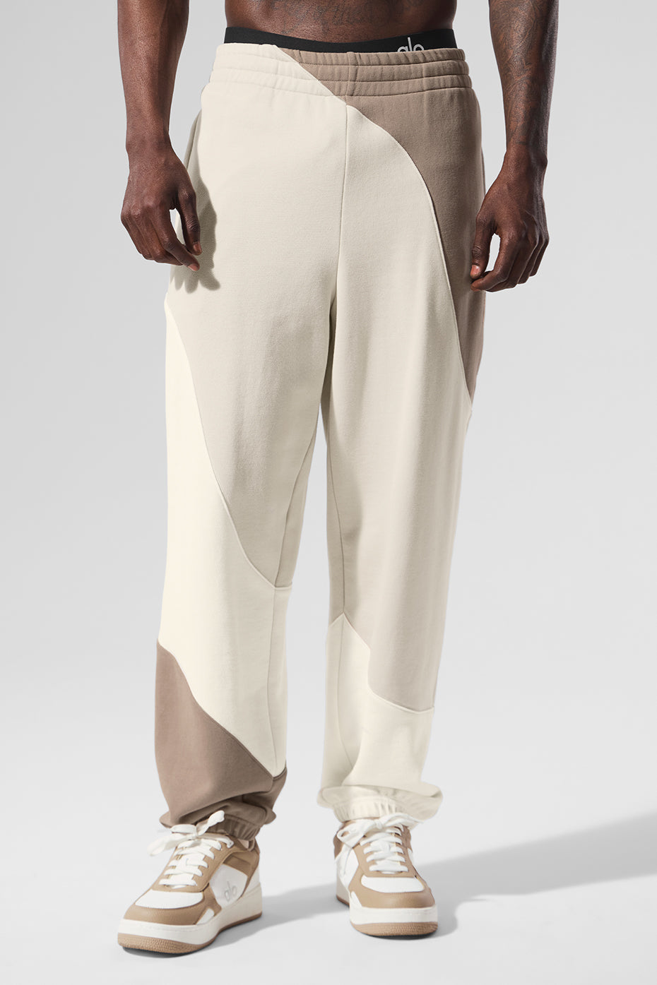 Make Waves Sweatpant   Ivory/Bone/Gravel