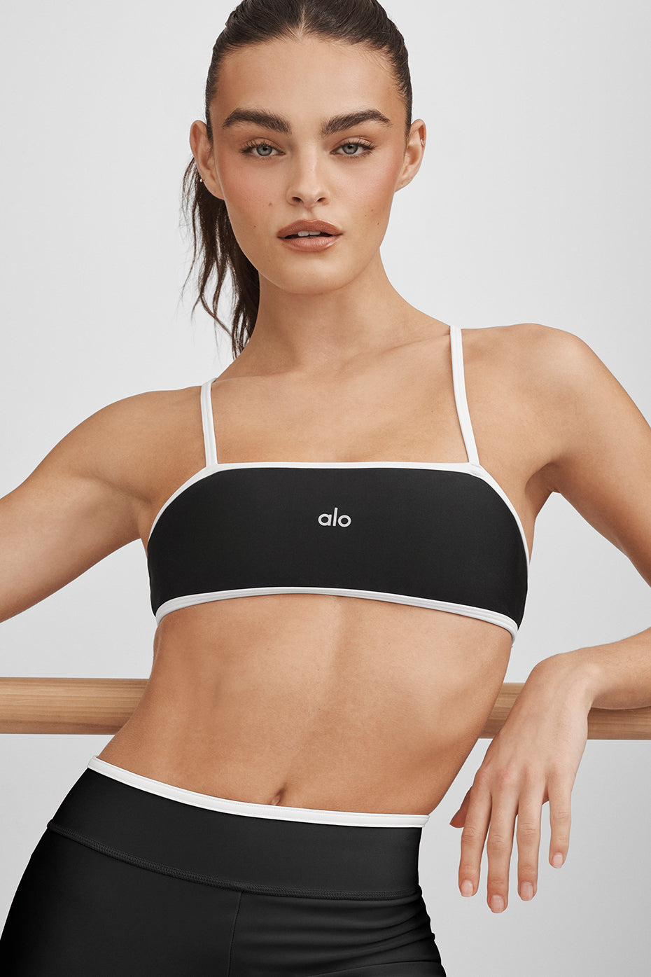 Airlift Charger Bra   Black/White